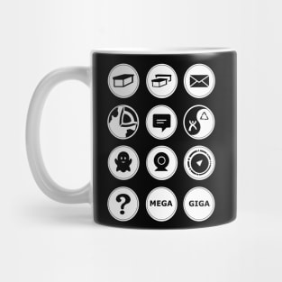 Geocaching Symbols Design Mug